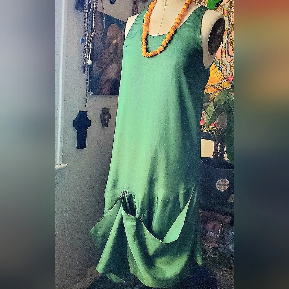 Alexander McQueen silk balloon dress